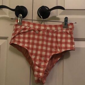 High waisted bikini bottoms